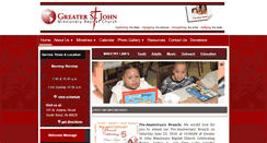 Desktop Screenshot of greaterstjohnmbc.com